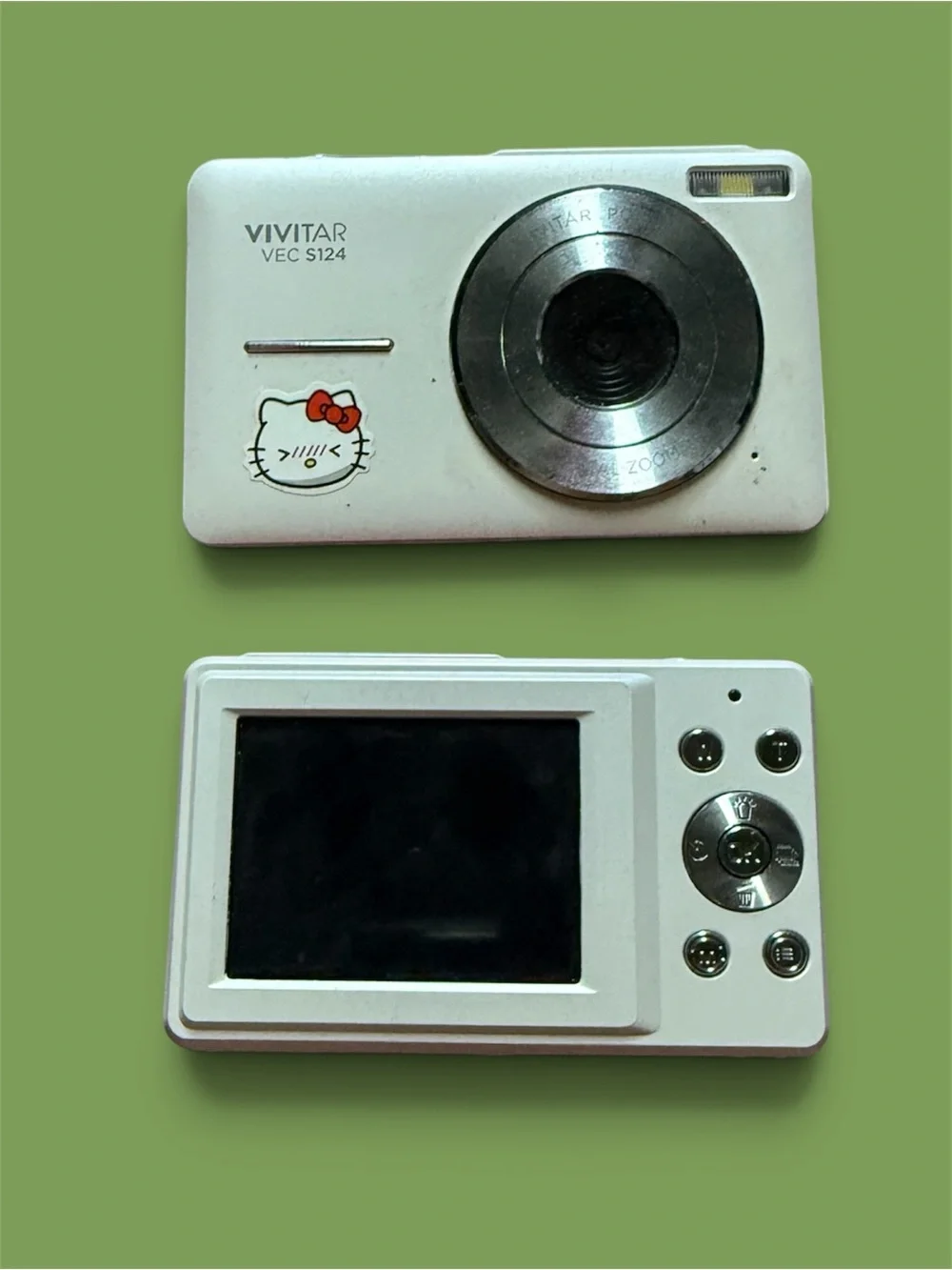 VEC S124 White Compact Digital Camera